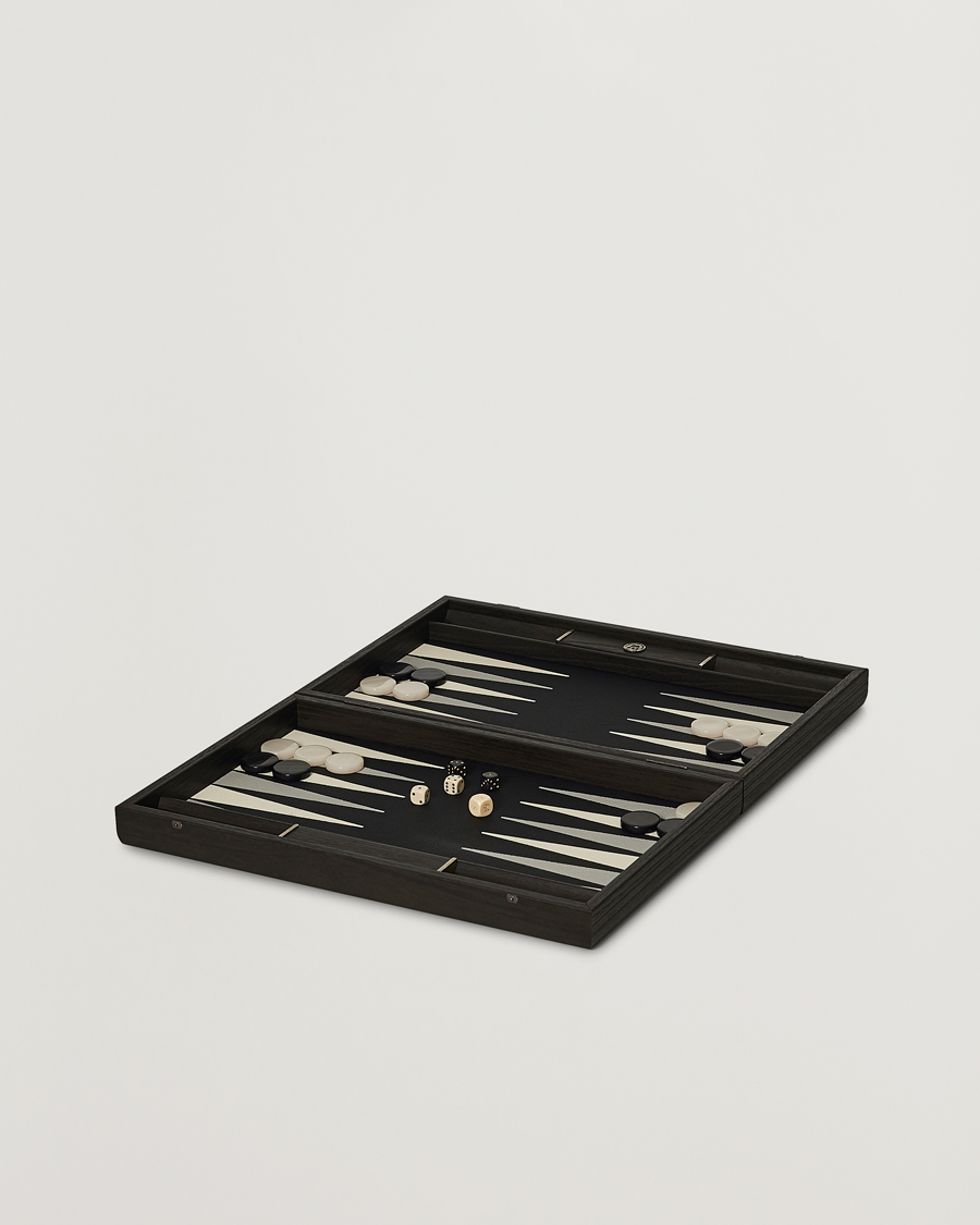 Miehet |  | Manopoulos | Classic Leatherette Backgammon Set Black