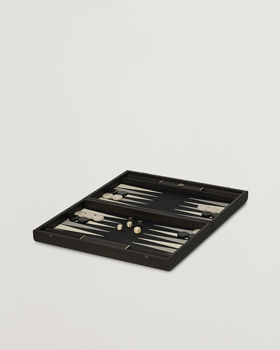 Mies | Urheilu ja vapaa-aika | Manopoulos | Classic Leatherette Backgammon Set Black