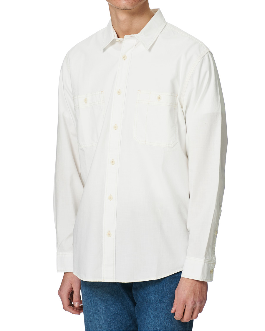 Mies | Kauluspaidat | Filson | Chambray CPO Shirt White