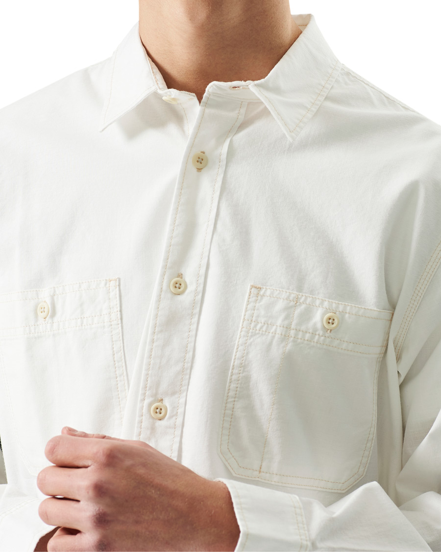 Mies | Kauluspaidat | Filson | Chambray CPO Shirt White