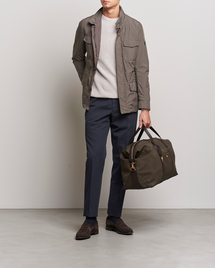 Mies | Laukut | Mismo | MismoM/S Avail 48h Nylon WeekendbagArmy/Dark Brown