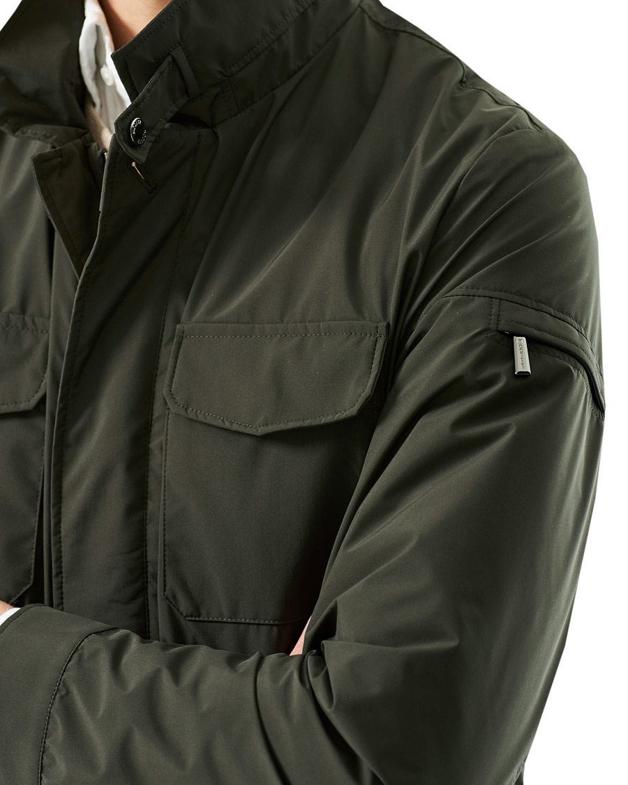 Mies | Takit | MooRER | Waterproof Nylon Field Jacket Forest