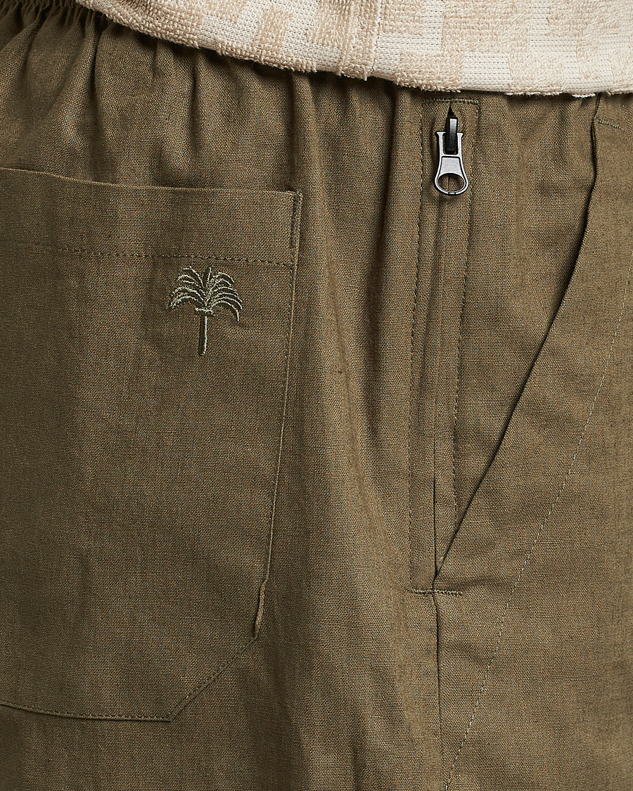 Mies | Shortsit | OAS | Linen Shorts Army