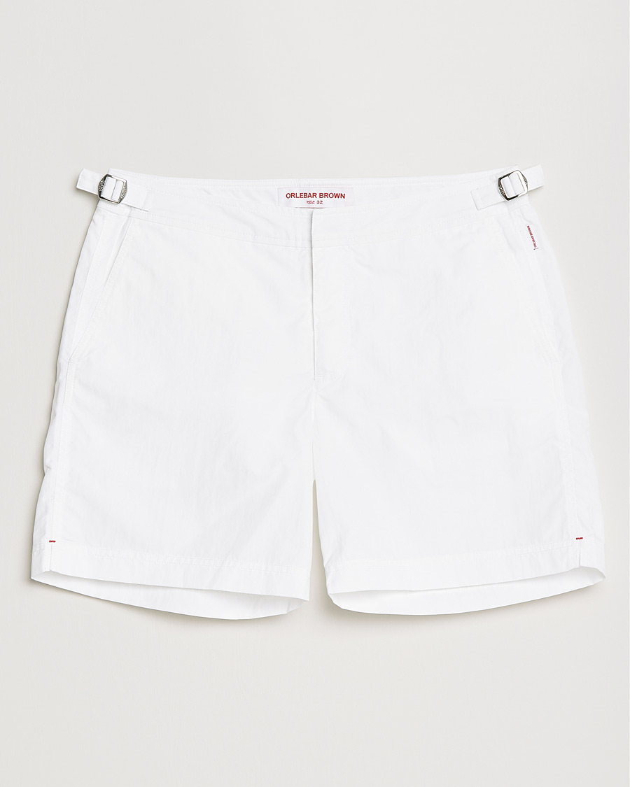 Mies | Uimahousut | Orlebar Brown | Bulldog II Medium Length Swim Shorts White