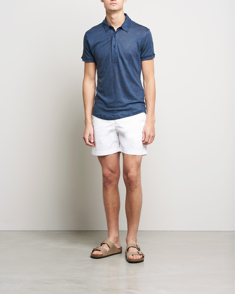 Mies | Uimahousut | Orlebar Brown | Bulldog II Medium Length Swim Shorts White