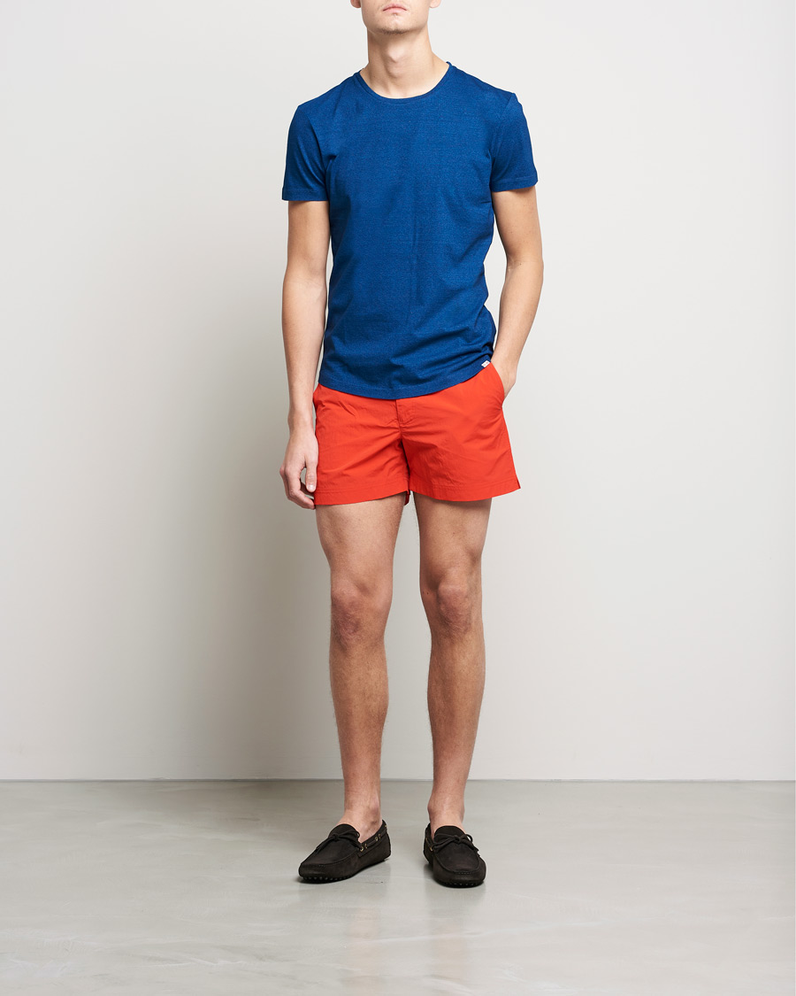 Mies | T-paidat | Orlebar Brown | OB Crew Neck Tee Denim Pigment