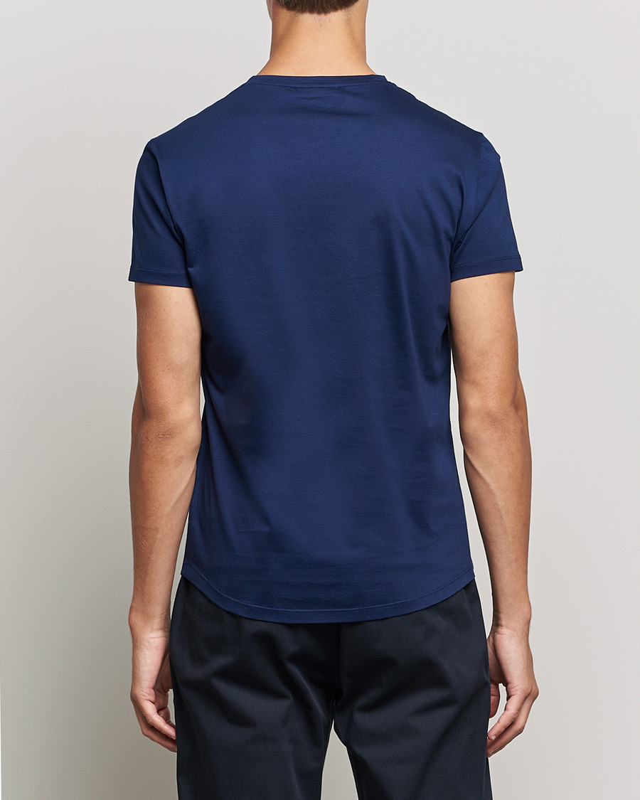 Mies | T-paidat | Orlebar Brown | OB Crew Neck Mercerised Cotton Tee Navy