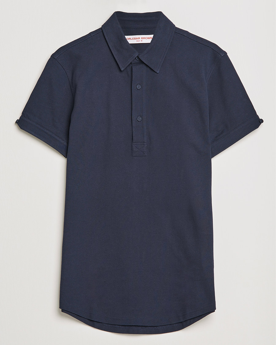 Mies | Pikeet | Orlebar Brown | Sebastian Tailored Cotton Polo Navy