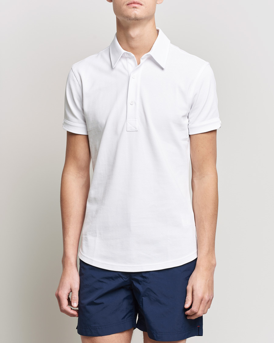Mies |  | Orlebar Brown | Sebastian Tailored Cotton Polo White