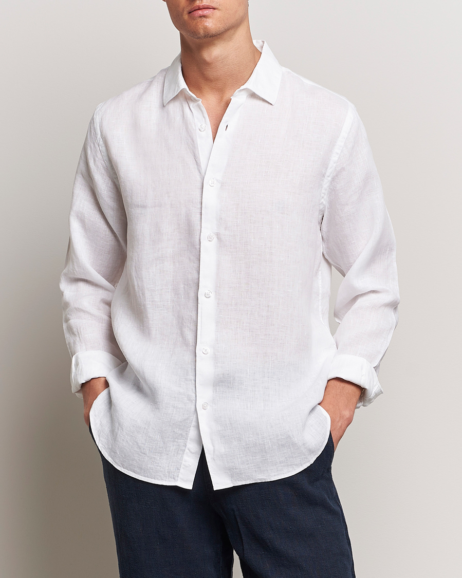 Herr | Kläder | Orlebar Brown | Giles Linen CLS Shirt White