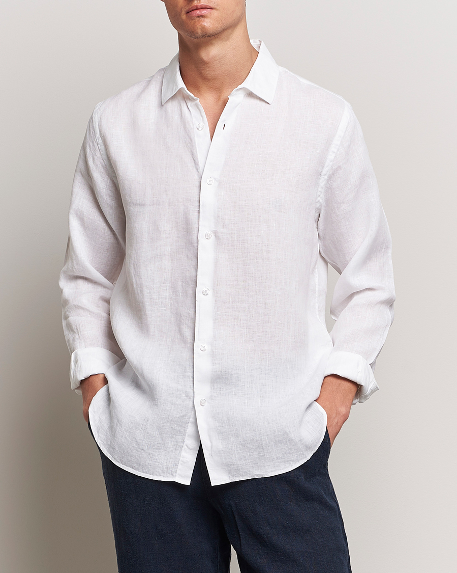 Mies | Kauluspaidat | Orlebar Brown | Giles Linen CLS Shirt White