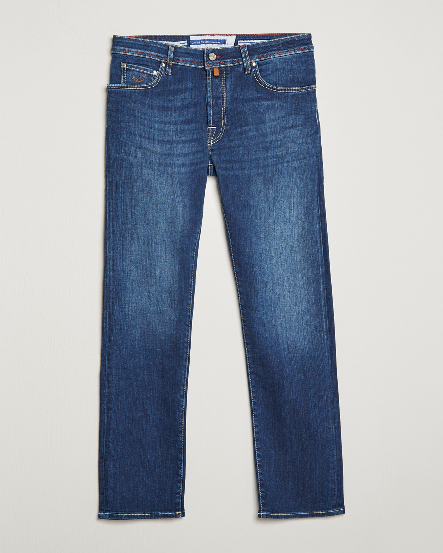 Mies | Farkut | Jacob Cohën | Nick 622 Slim Fit Stretch Jeans Medium Dark