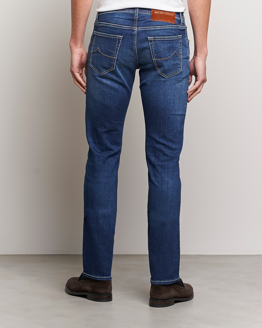 Mies | Farkut | Jacob Cohën | Nick 622 Slim Fit Stretch Jeans Medium Dark