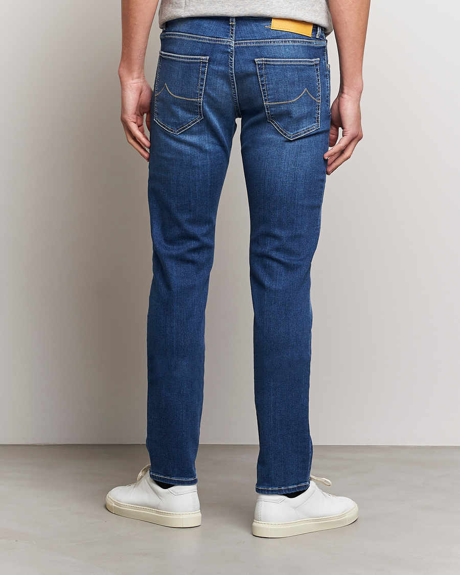 Mies | Farkut | Jacob Cohën | Nick 622 Slim Fit Stretch Jeans Stone Wash