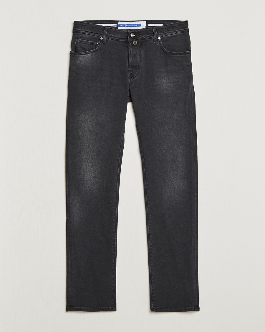 Mies | Farkut | Jacob Cohën | Nick 622 Slim Fit Stretch Jeans Black Dark Stone