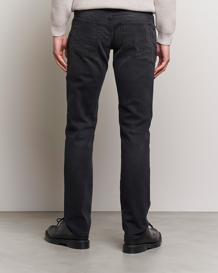 Mies | Farkut | Jacob Cohën | Nick 622 Slim Fit Stretch Jeans Black Dark Stone