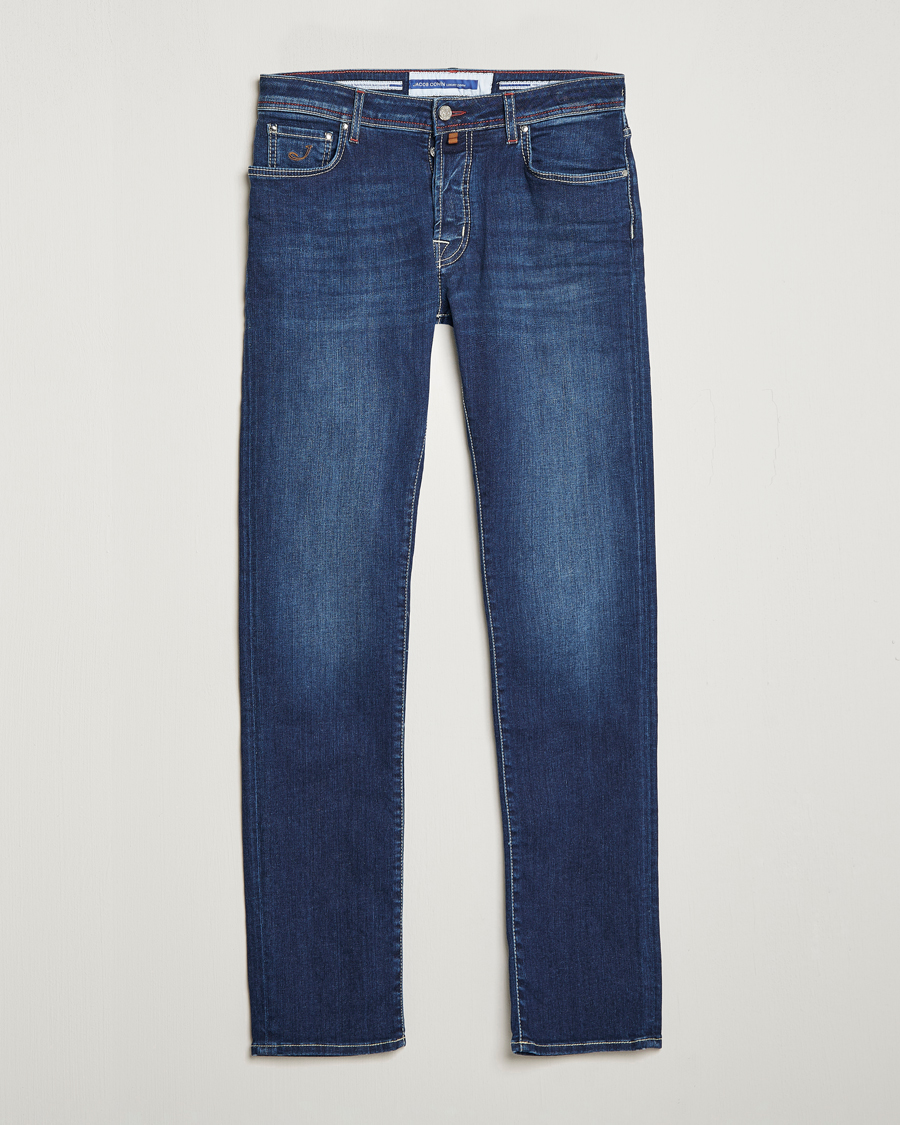 Mies | Farkut | Jacob Cohën | Bard 688 Slim Fit Stretch Jeans Medium Dark