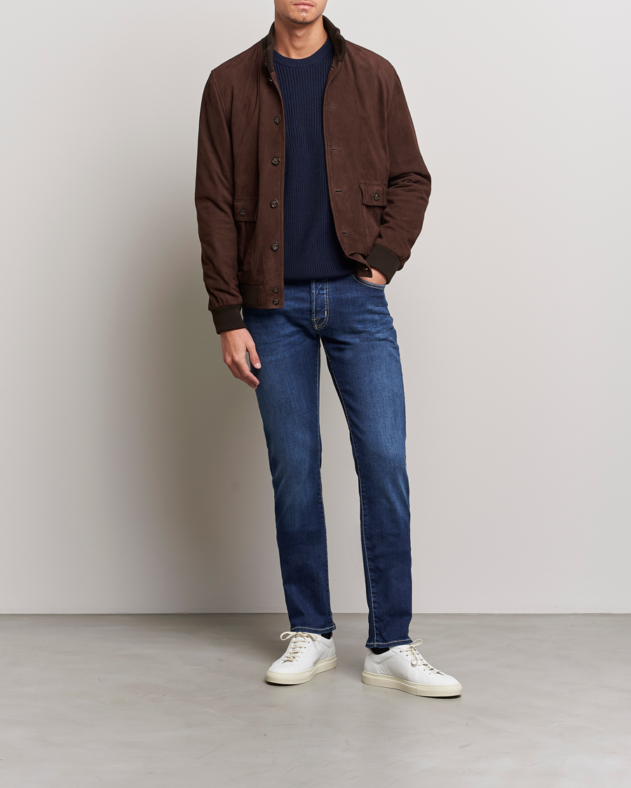 Mies | Farkut | Jacob Cohën | Bard 688 Slim Fit Stretch Jeans Medium Dark