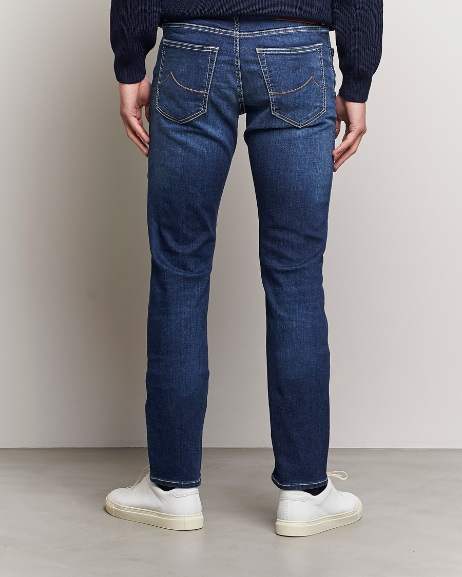 Mies | Farkut | Jacob Cohën | Bard 688 Slim Fit Stretch Jeans Medium Dark