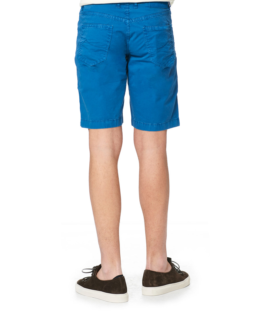 Mies | Shortsit | Jacob Cohën | Nicolas Cotton Shorts Blue