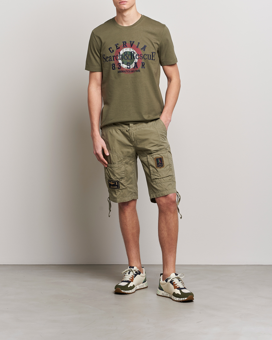 Mies | Shortsit | Aeronautica Militare | Heritage Bermuda Shorts Green