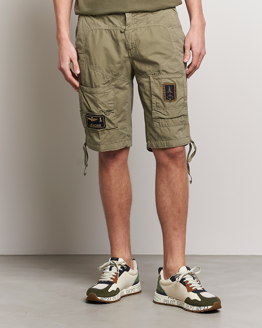 Mies | Shortsit | Aeronautica Militare | 7AMH Heritage Bermuda Shorts Green