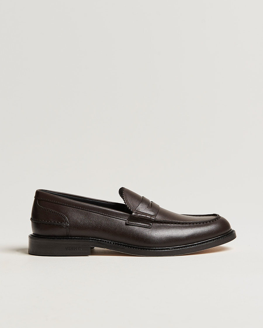 Mies | VINNY's Townee Penny Loafer Dark Brown | VINNY's | Townee Penny Loafer Dark Brown