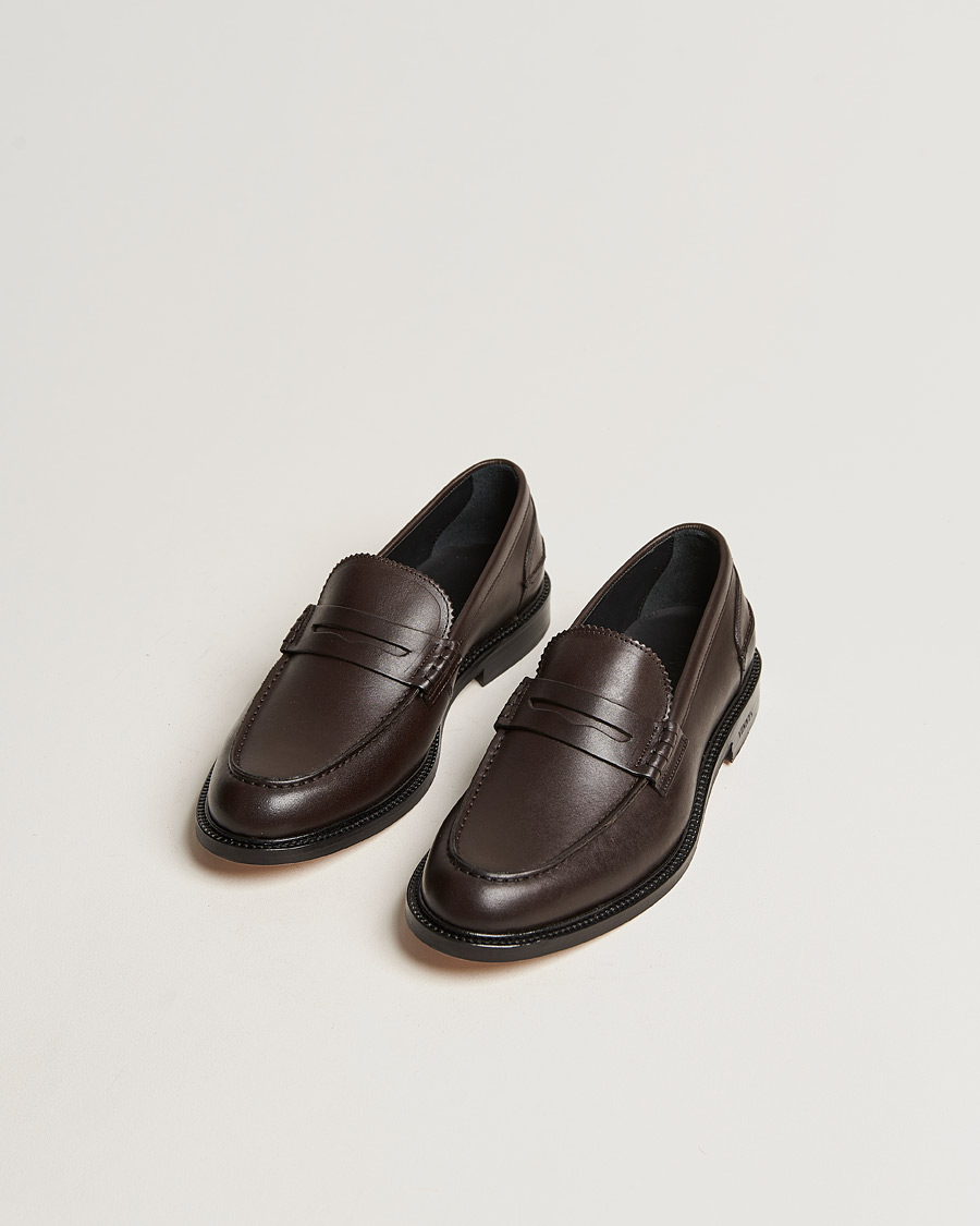 Mies | VINNY's Townee Penny Loafer Dark Brown | VINNY's | Townee Penny Loafer Dark Brown