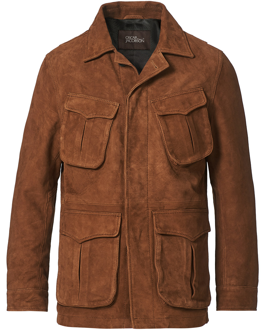 Mies | Takit | Oscar Jacobson | Wester Sude Field Jacket Brown
