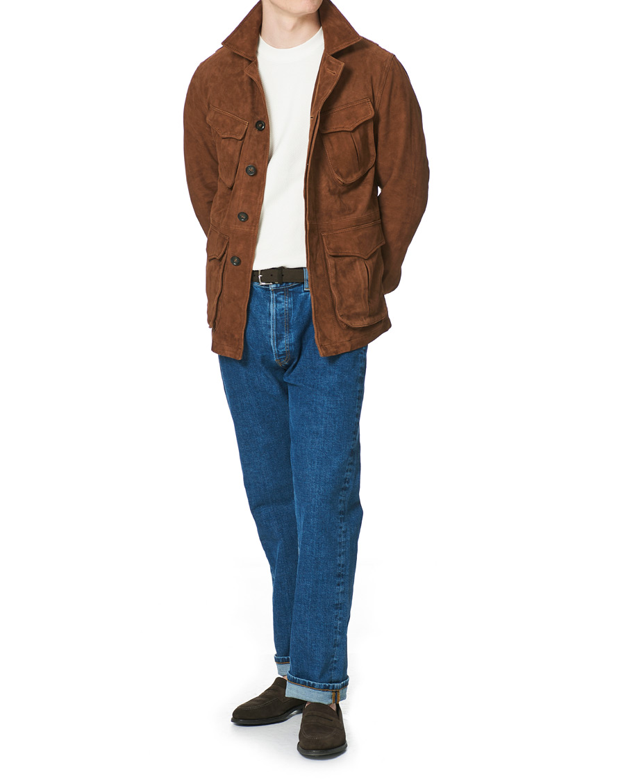 Mies | Takit | Oscar Jacobson | Wester Sude Field Jacket Brown