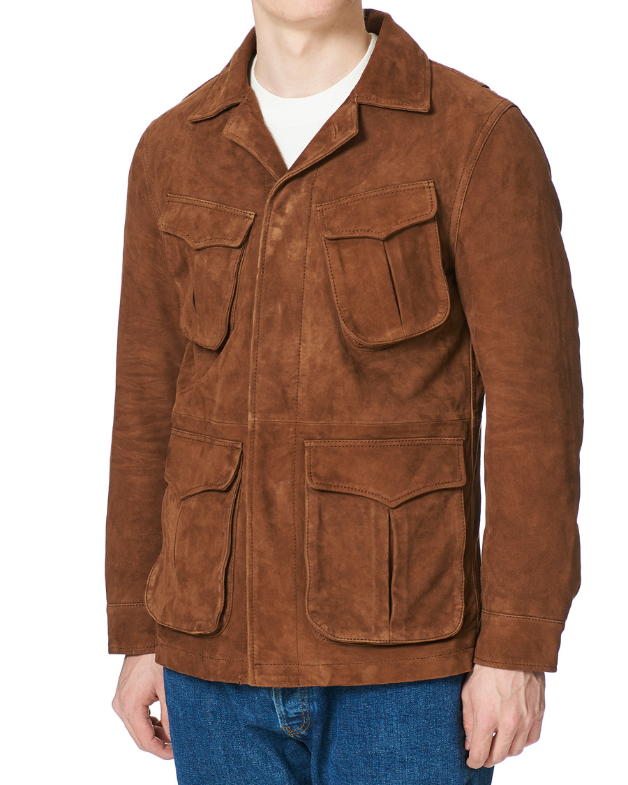 Mies | Takit | Oscar Jacobson | Wester Sude Field Jacket Brown