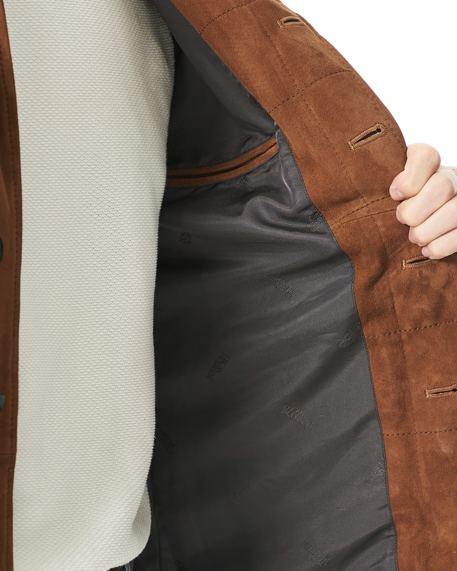 Mies | Takit | Oscar Jacobson | Wester Sude Field Jacket Brown