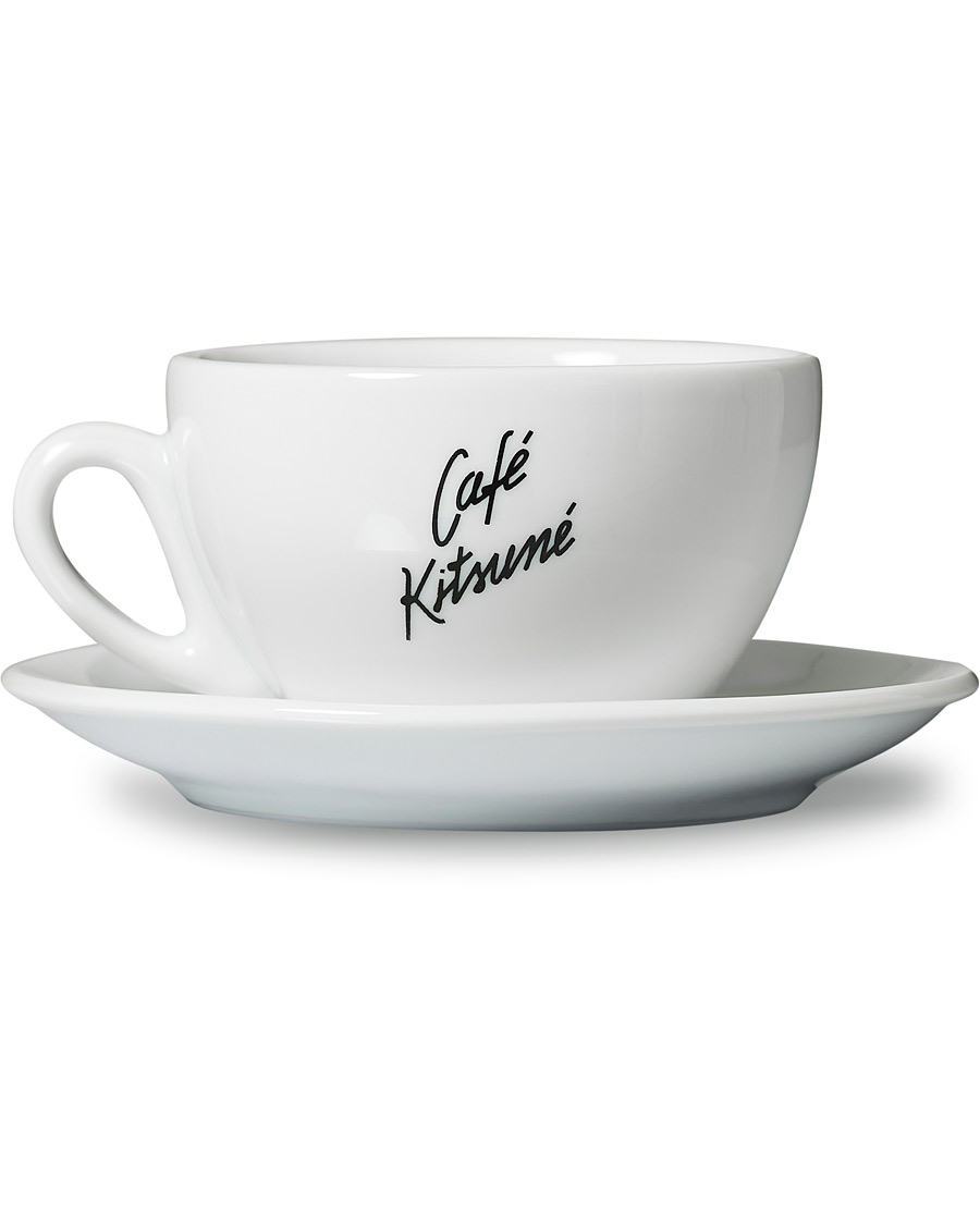 Mies | Café Kitsuné Coffee Cup & Saucer White | Café Kitsuné | Coffee Cup & Saucer White