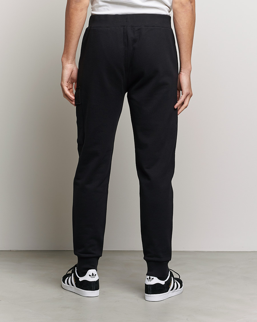 Mies | Housut | C.P. Company | Diagonal Raised Fleece Lens Sweatpants Black