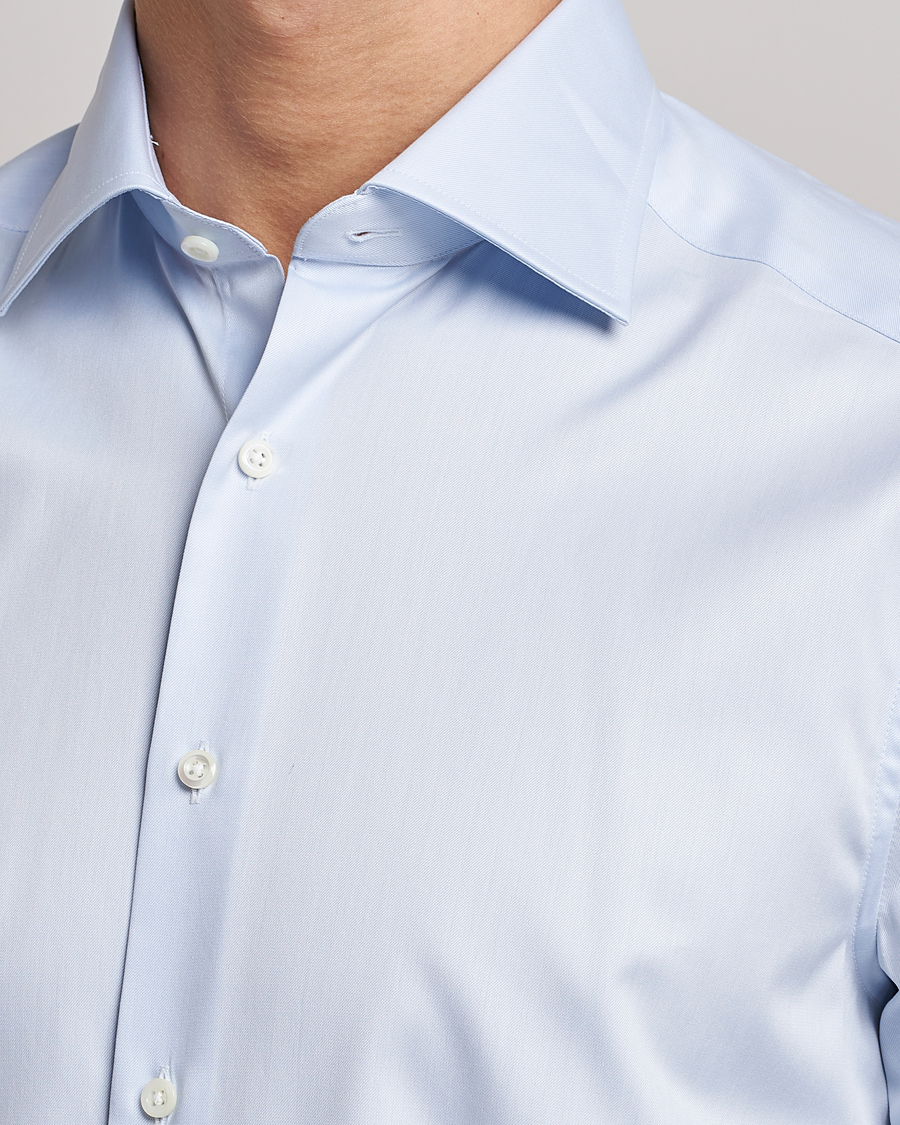 Mies | Kauluspaidat | Stenströms | Slimline Cut Away Shirt Light Blue