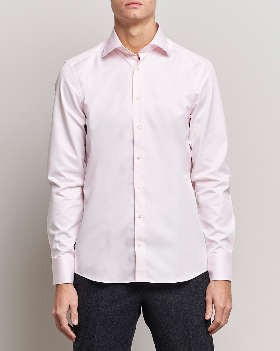Mies | Kauluspaidat | Stenströms | Slimline Cut Away Shirt Pink