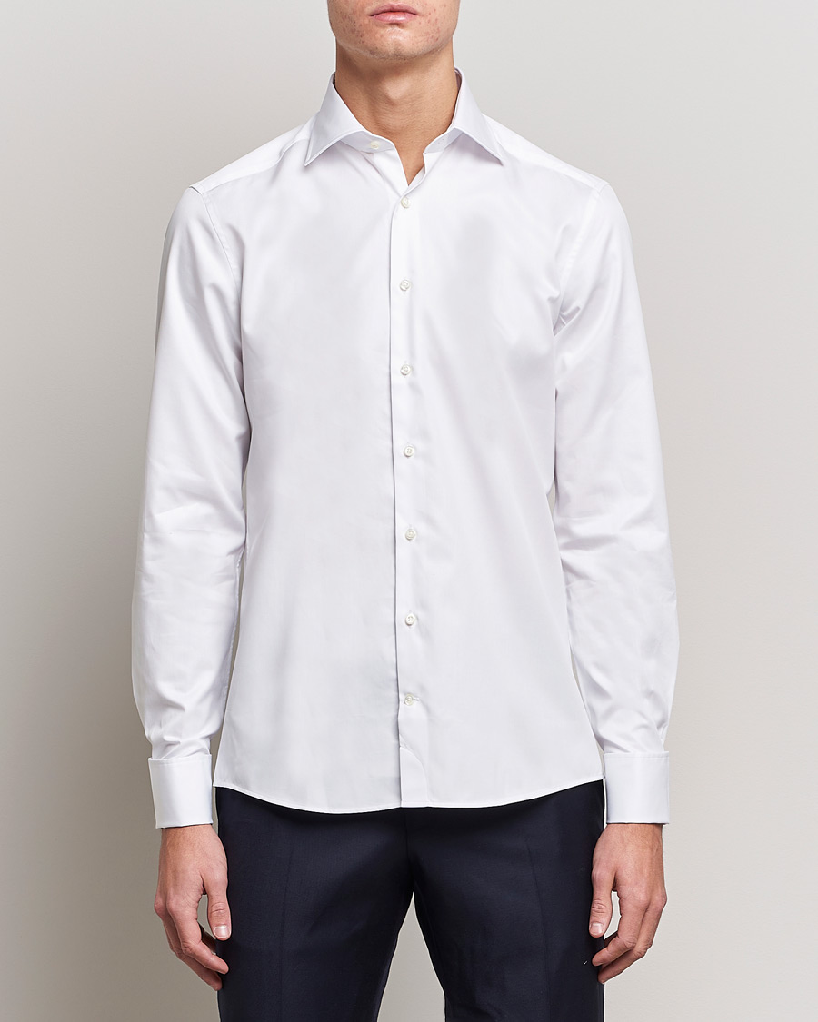 Mies | Kauluspaidat | Stenströms | Slimline Double Cuff White