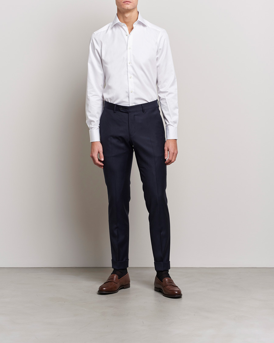 Mies | Kauluspaidat | Stenströms | Slimline Double Cuff White