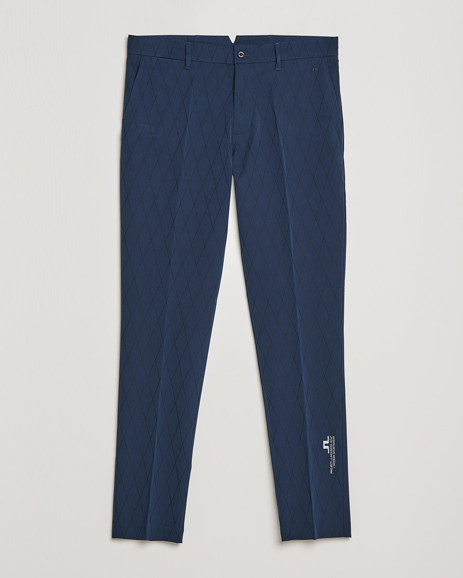 Mies | Housut | J.Lindeberg | Active Argyle Golf Pants Navy