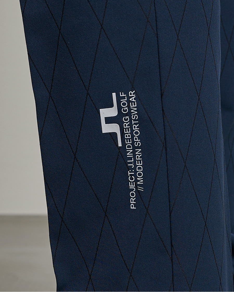Mies | Housut | J.Lindeberg | Active Argyle Golf Pants Navy