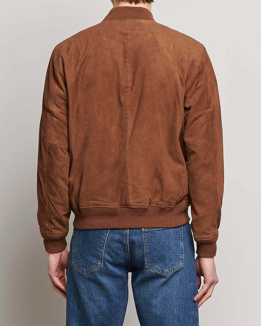 Mies | Takit | Polo Ralph Lauren | Gunners Lined Suede Bomber Jacket Country Brown