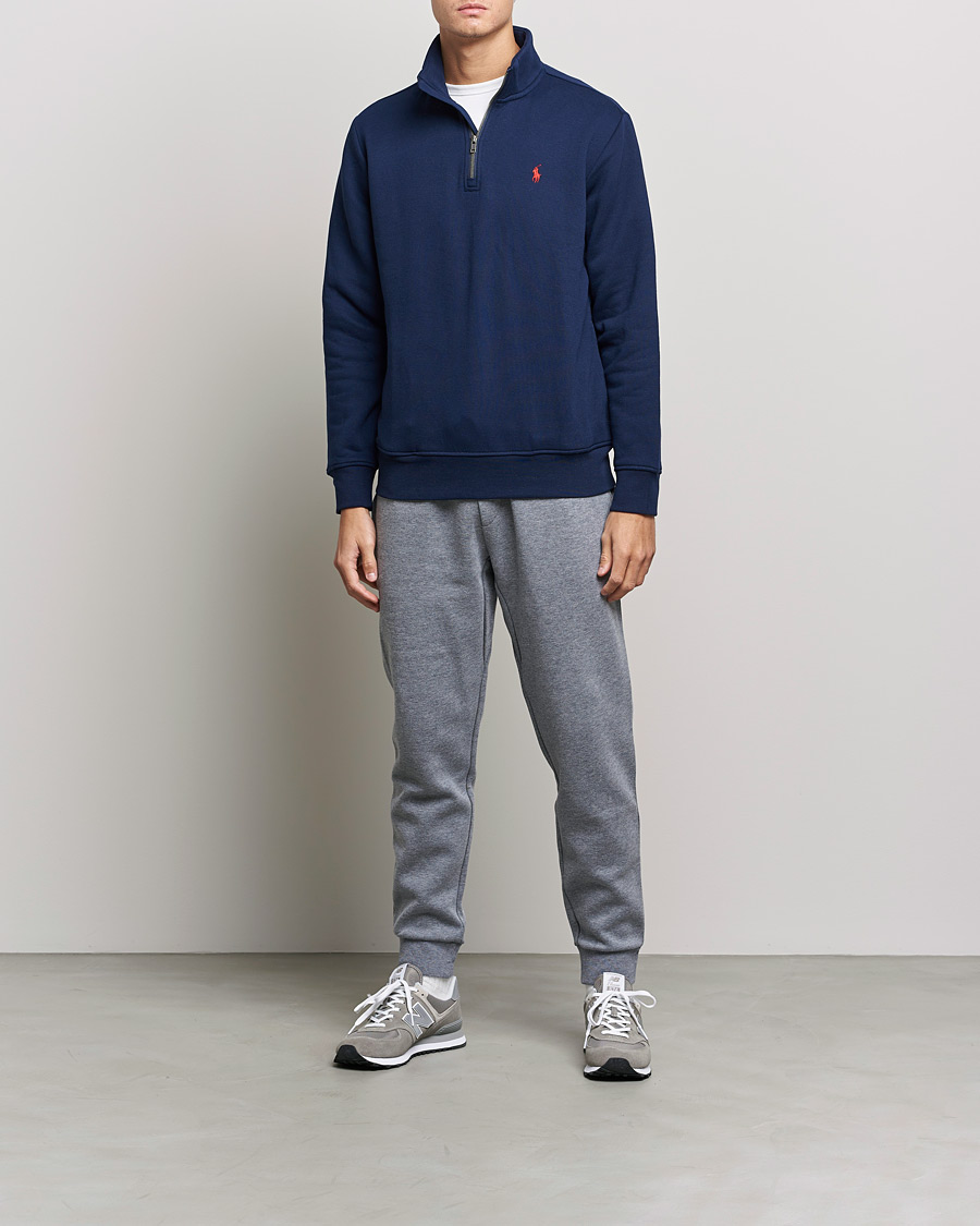 Mies | Puserot | Polo Ralph Lauren | Fleece Jersey Half Zip Cruise Navy