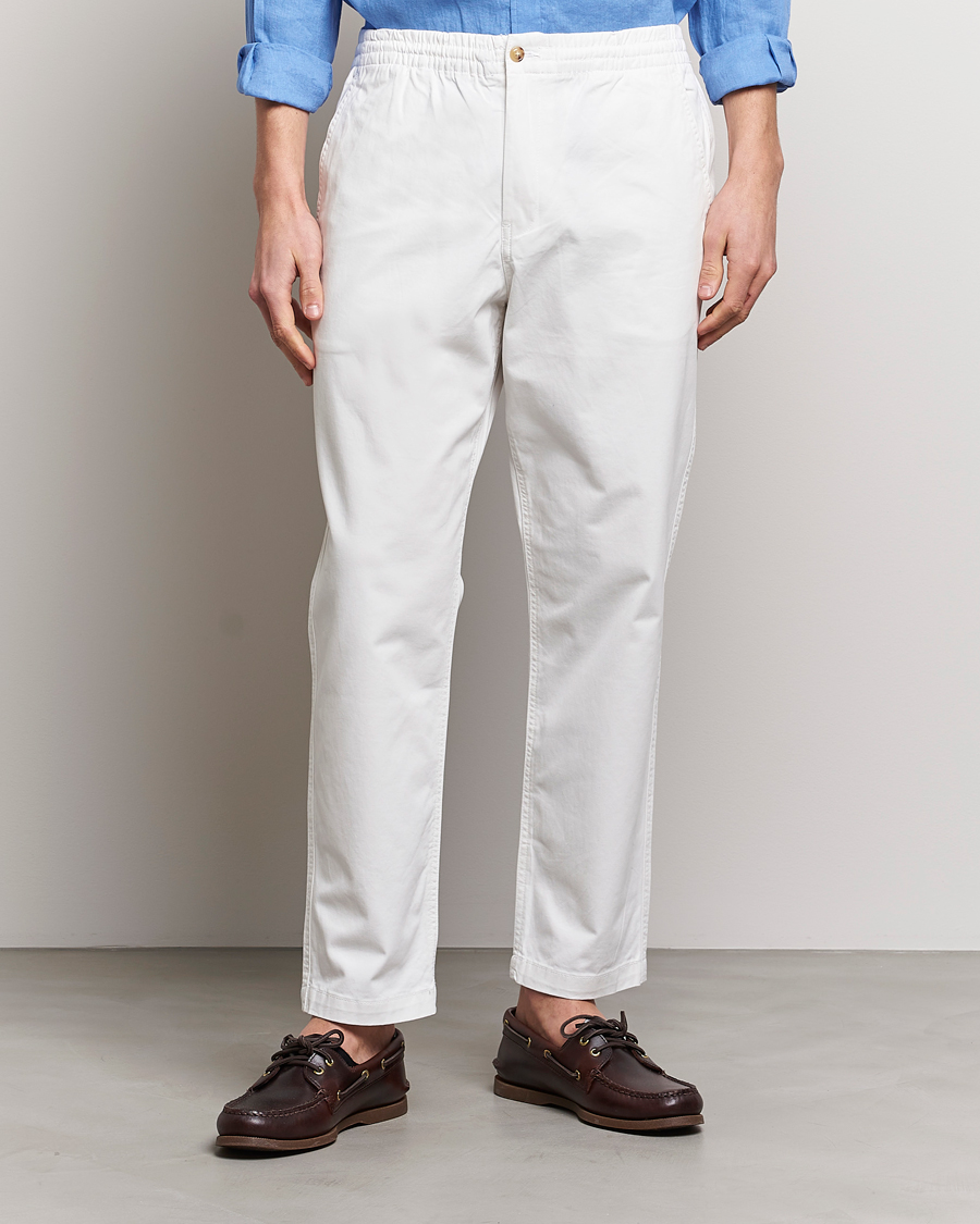 Mies |  | Polo Ralph Lauren | Prepster Stretch Twill Drawstring Trousers White