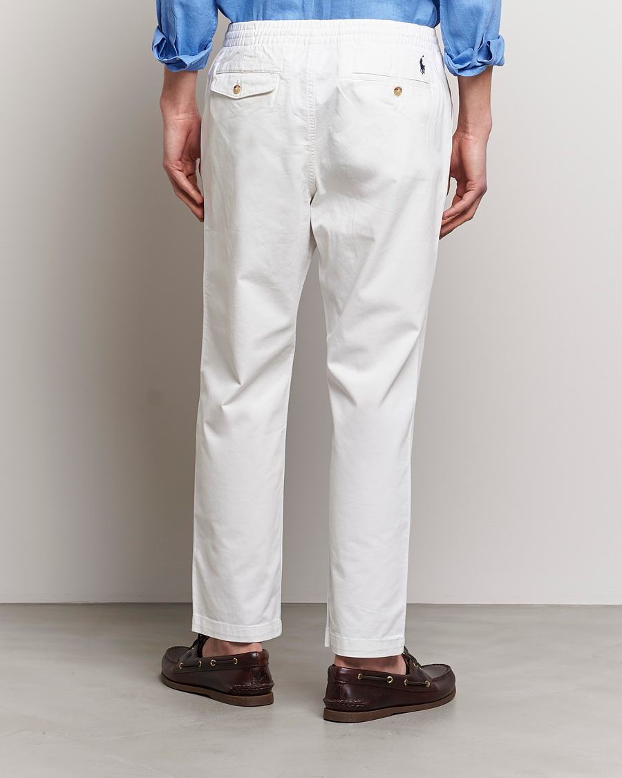Mies | Housut | Polo Ralph Lauren | Prepster Stretch Drawstring Trousers Deckwash White