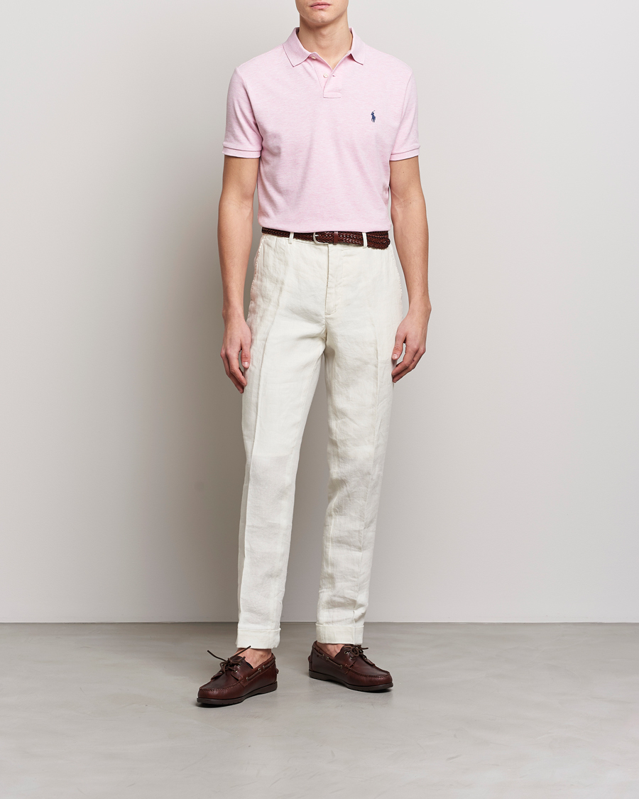 Mies | Pikeet | Polo Ralph Lauren | Custom Slim Fit Polo Bath Pink Heather
