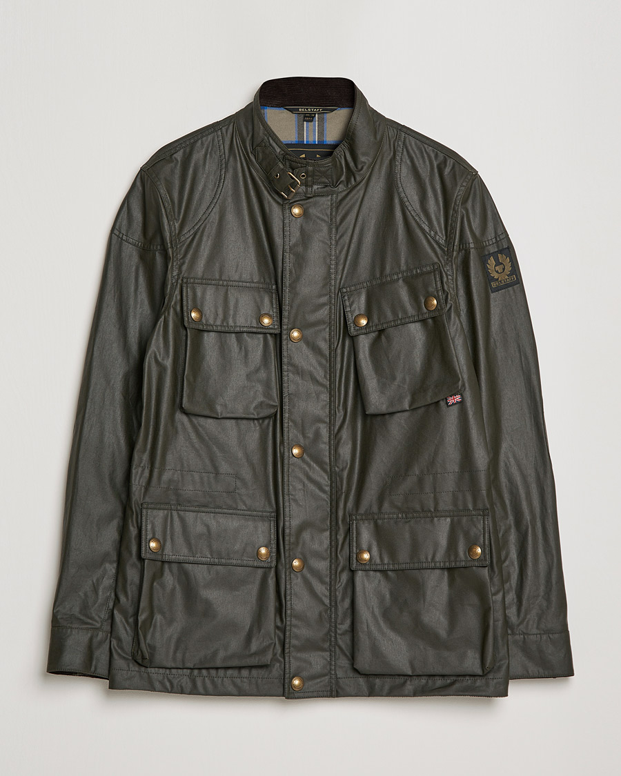 Mies |  | Belstaff | Fieldmaster Waxed Jacket Faded Olive