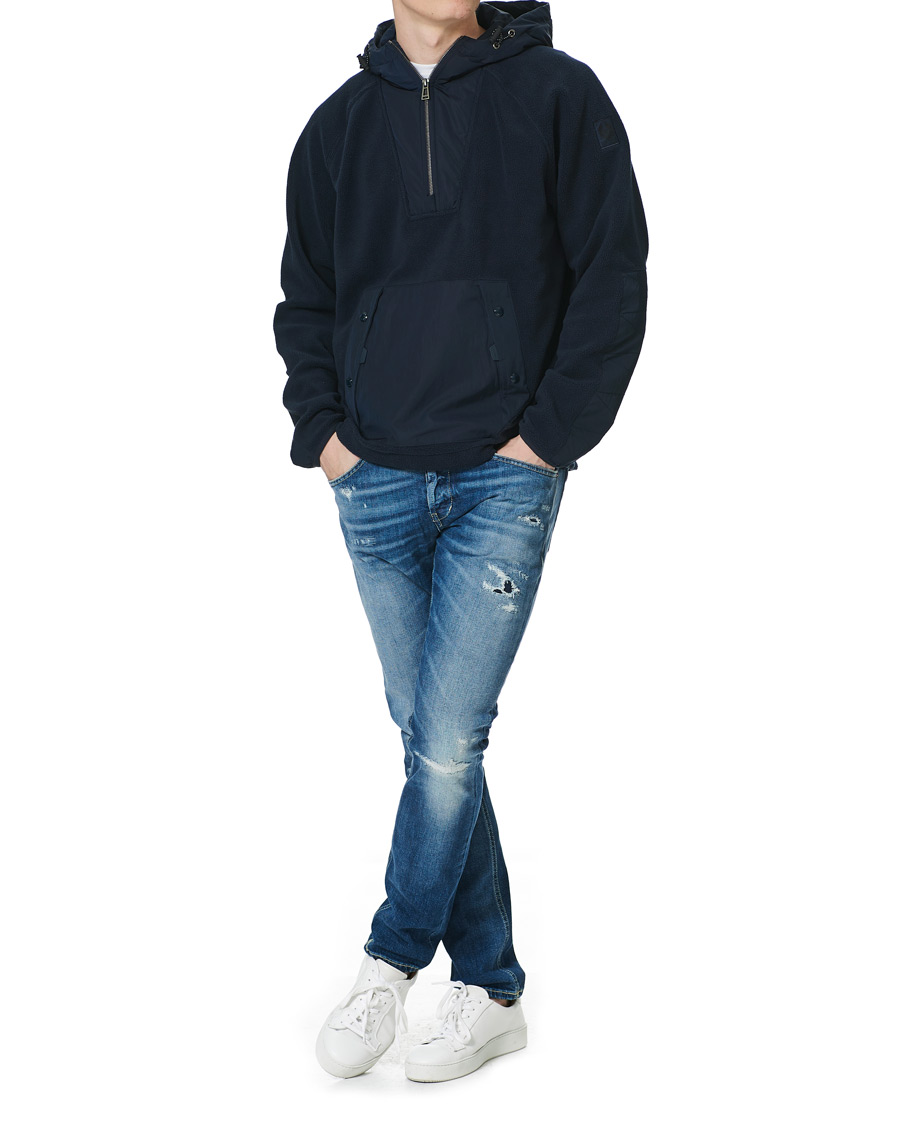 Mies | Puserot | Belstaff | Atlantic Pile Pullover Dark Ink