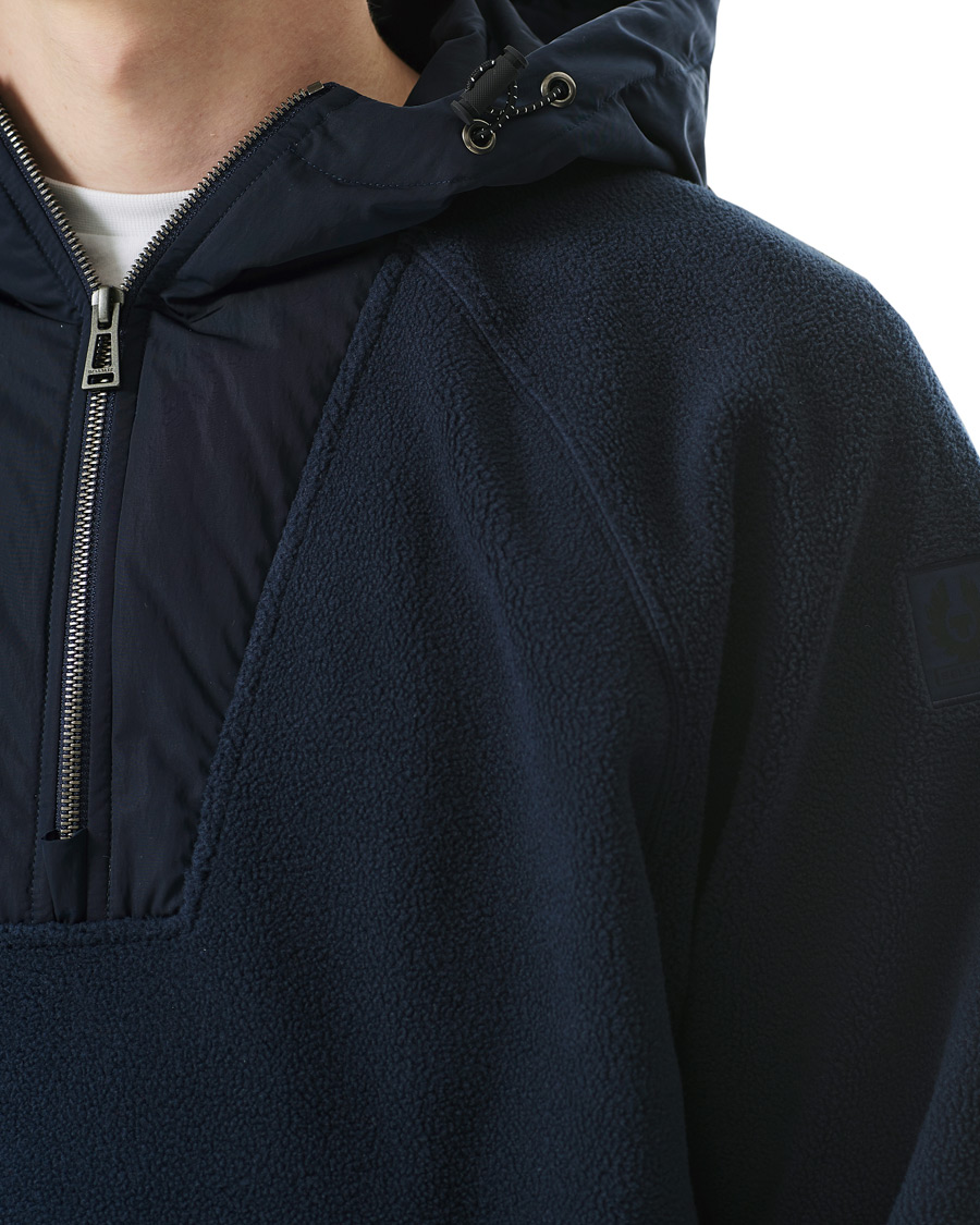 Mies | Puserot | Belstaff | Atlantic Pile Pullover Dark Ink