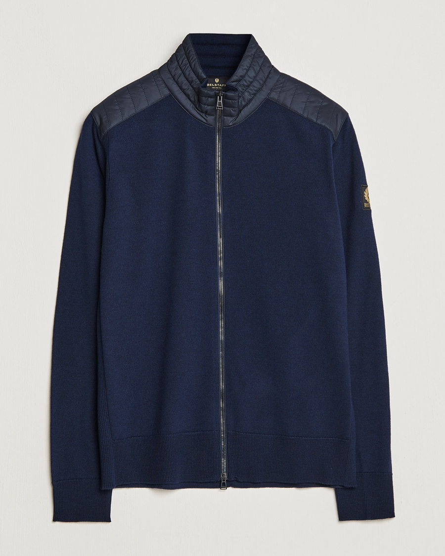 Mies | Puserot | Belstaff | Kelby Zip Cardigan Navy