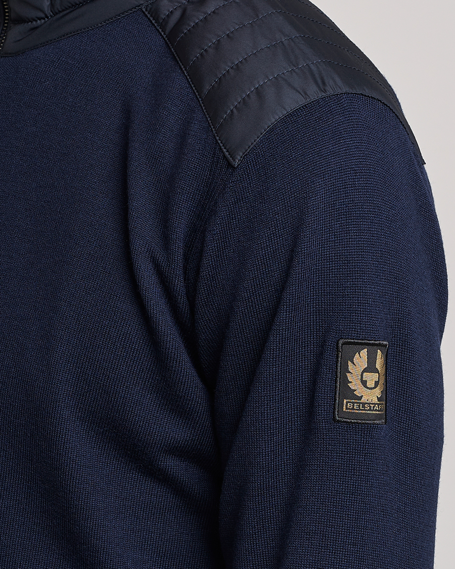 Mies | Puserot | Belstaff | Kelby Zip Cardigan Navy